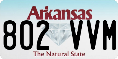 AR license plate 802VVM