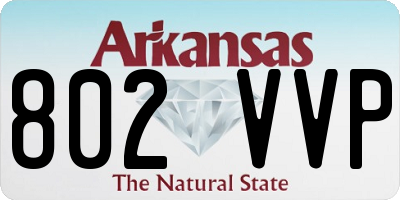 AR license plate 802VVP