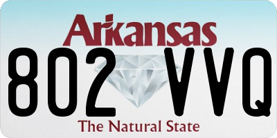 AR license plate 802VVQ