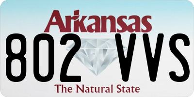 AR license plate 802VVS
