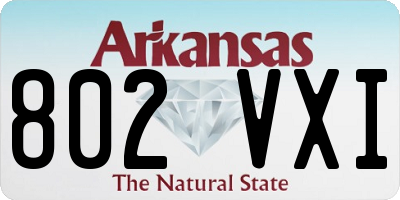 AR license plate 802VXI