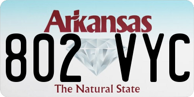 AR license plate 802VYC