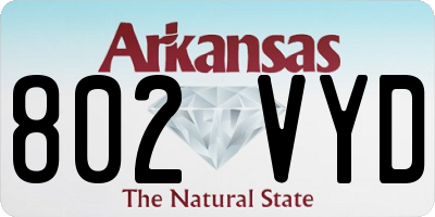 AR license plate 802VYD