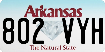 AR license plate 802VYH
