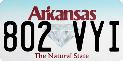 AR license plate 802VYI