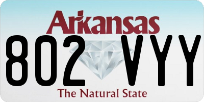 AR license plate 802VYY