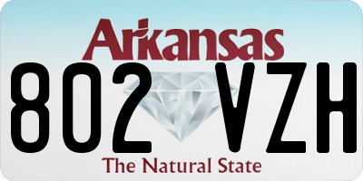 AR license plate 802VZH