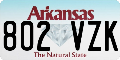 AR license plate 802VZK