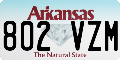 AR license plate 802VZM