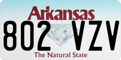 AR license plate 802VZV