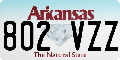 AR license plate 802VZZ