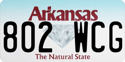 AR license plate 802WCG