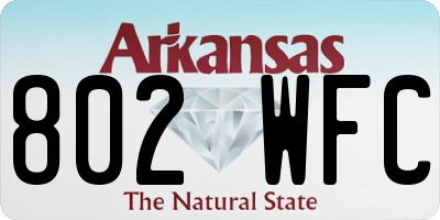 AR license plate 802WFC