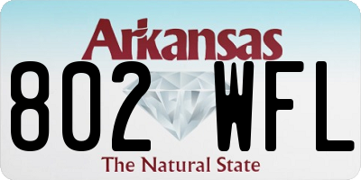 AR license plate 802WFL