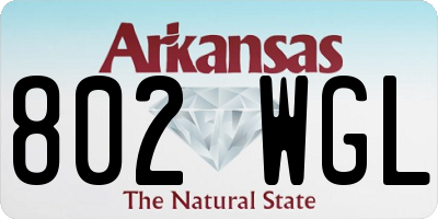 AR license plate 802WGL