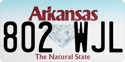 AR license plate 802WJL