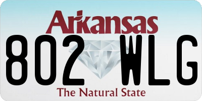 AR license plate 802WLG