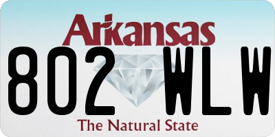 AR license plate 802WLW