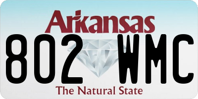 AR license plate 802WMC