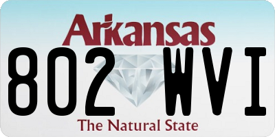 AR license plate 802WVI