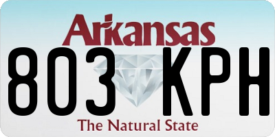 AR license plate 803KPH