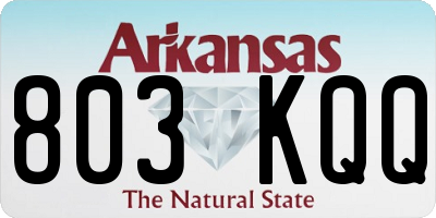 AR license plate 803KQQ