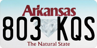 AR license plate 803KQS