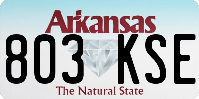AR license plate 803KSE