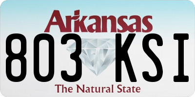 AR license plate 803KSI