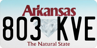 AR license plate 803KVE