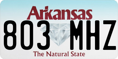 AR license plate 803MHZ