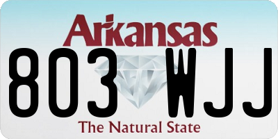 AR license plate 803WJJ