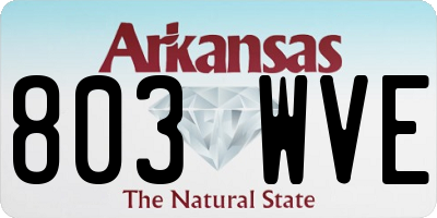 AR license plate 803WVE