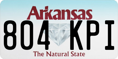 AR license plate 804KPI