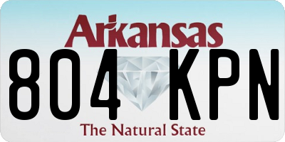 AR license plate 804KPN