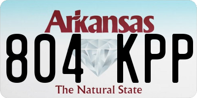 AR license plate 804KPP