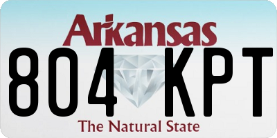 AR license plate 804KPT