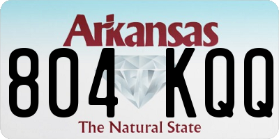 AR license plate 804KQQ