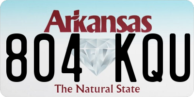 AR license plate 804KQU