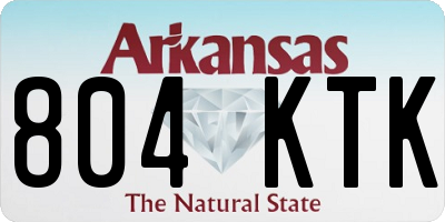AR license plate 804KTK