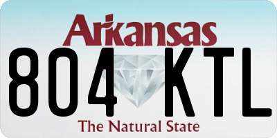 AR license plate 804KTL