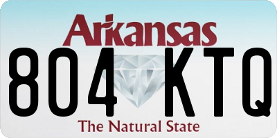 AR license plate 804KTQ