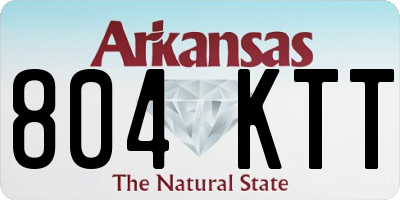 AR license plate 804KTT