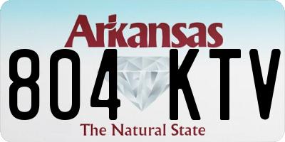 AR license plate 804KTV