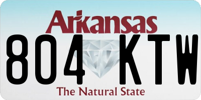 AR license plate 804KTW