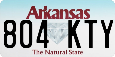 AR license plate 804KTY