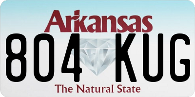 AR license plate 804KUG