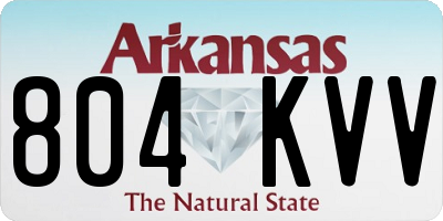 AR license plate 804KVV