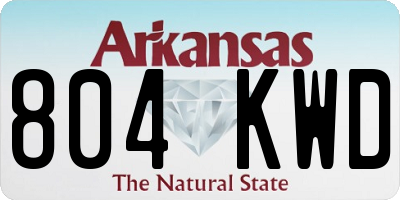 AR license plate 804KWD