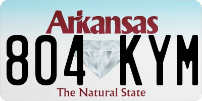 AR license plate 804KYM